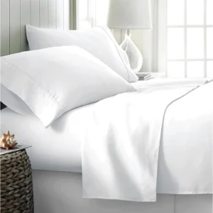 Sábanas Hotel 250 Hilos 100% Algodón King 2 Fundas Premium