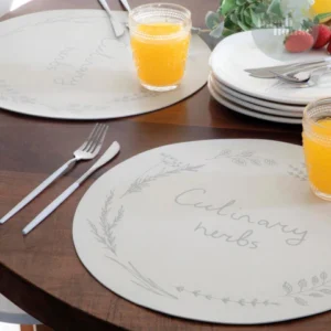 Individual de folia redondo estampado x1