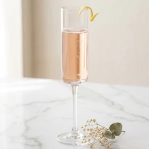 Copa champagne recta de cristal 180 ml x1 unidad