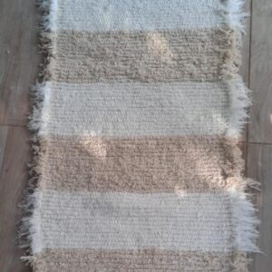 Alfombra artesanal combinada 0.60 x 1.20 cm